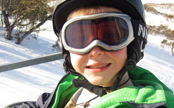 Gronau family ski trip Windarra, 2014